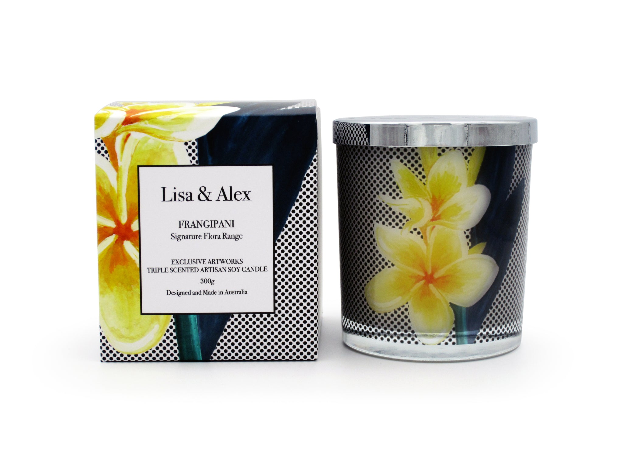 Frangipani — Lisa & Alex artisan candles