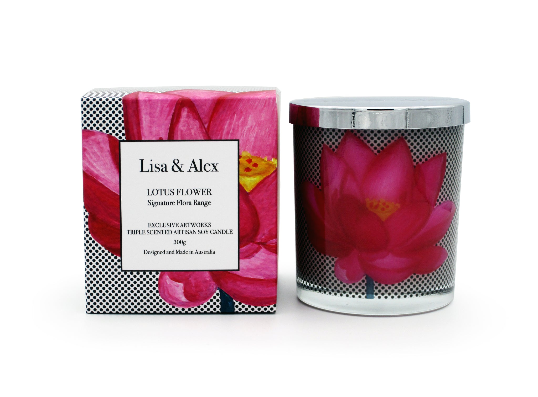 Lotus Flower — Lisa & Alex artisan candles