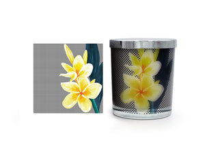Lisa & Alex Hand Poured Pure Natural Soy Candle & Designer Gift Card Pack FRANGIPANI