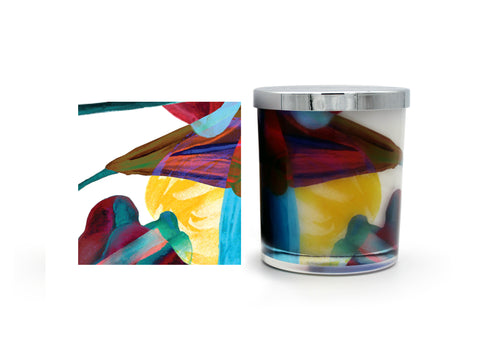 Lisa & Alex Hand Poured Pure Natural Soy Candle & Designer Gift Card Pack NEW YORK PEAR